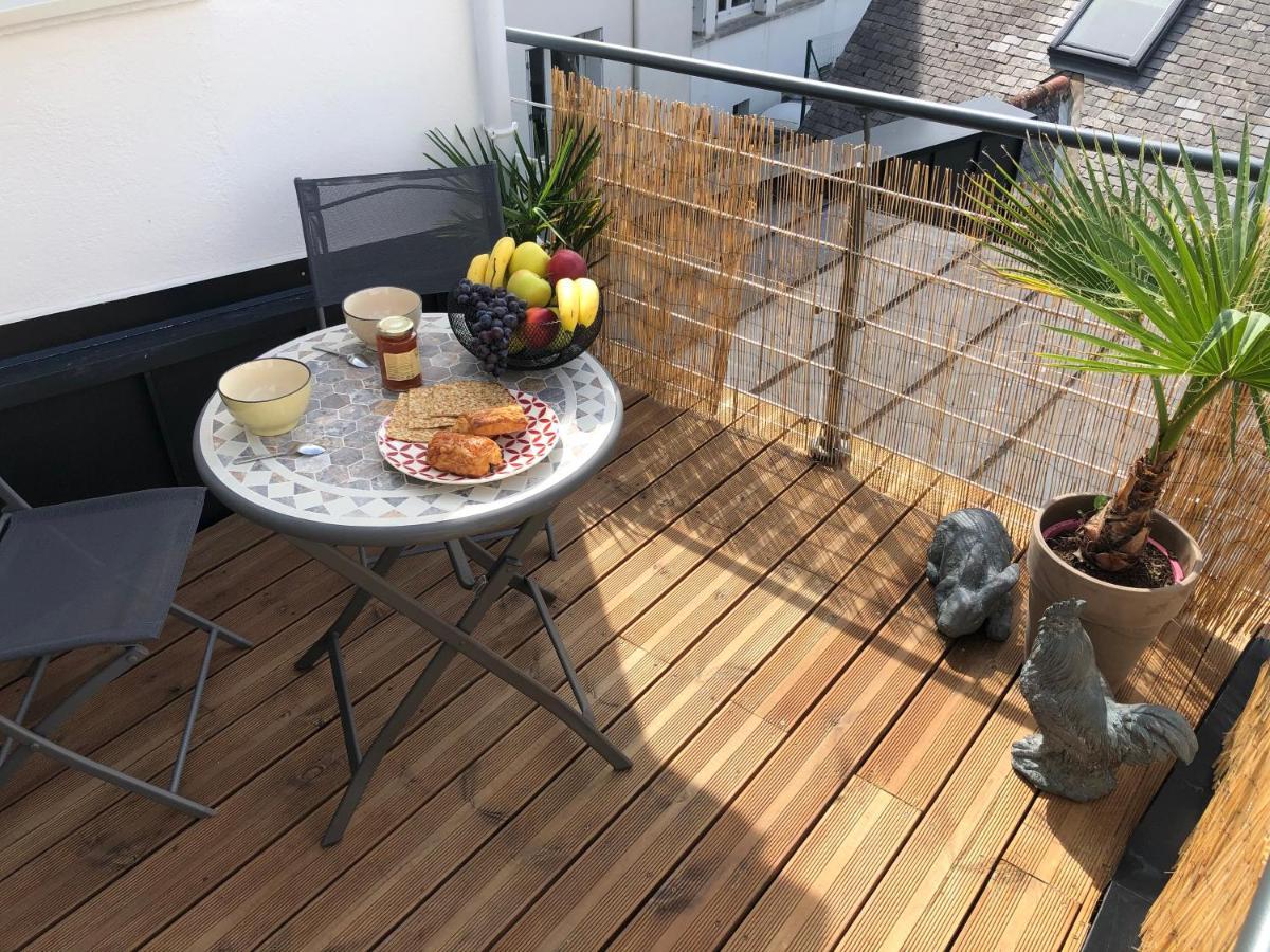 Appartement Centre-Ville Avec Terrasse Rustique Vannes Exterior foto